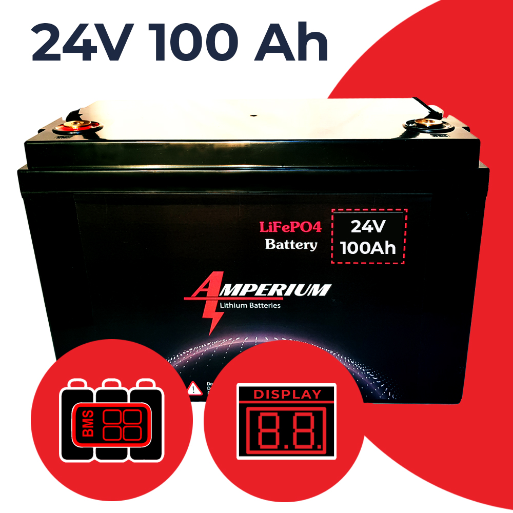 24V 100Ah LiFePO4 Akü — büyük görüntü