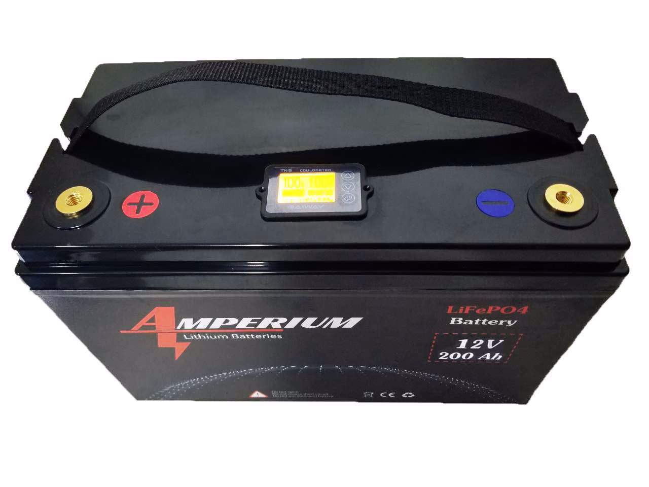 12v 200ah wattmetre ekranlı