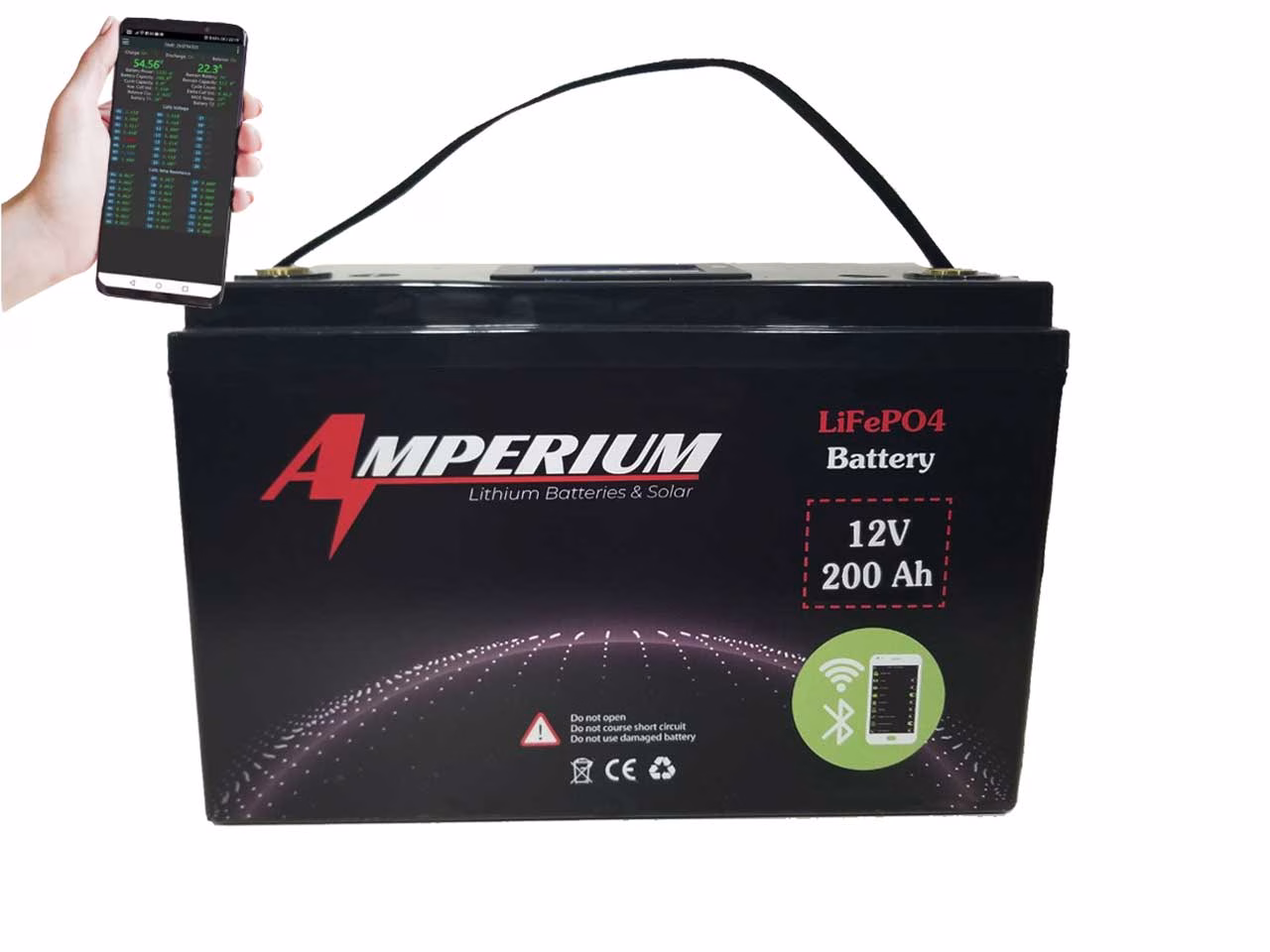 12V 200Ah LiFePO4 Akü - Görsel 9